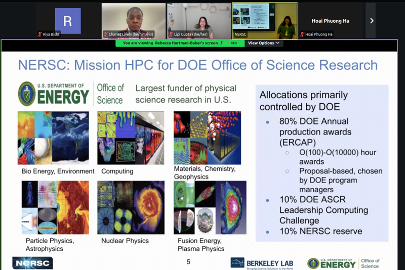 NERSC Mission High Performance Computing for US Department of Energy