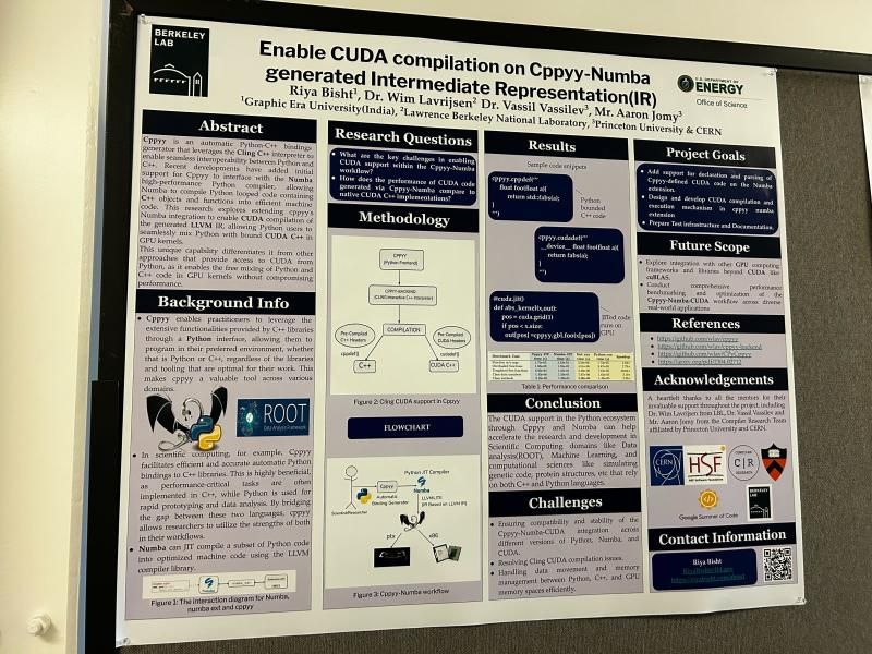 Research Poster at Berkeley Lab