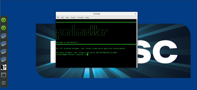 PerlMutter training- Supercomputer at NERSC